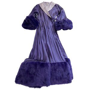 Scarlett Gasque Forget Me Not Robe in Purple